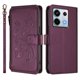 thumbnail image 2 of Funda Cartera Mariposa para [Xiaomi Redmi Note 13 Pro 5G] con Soporte y Cremallera Violeta, 2 of 6