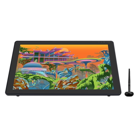 Tableta de dibujo HUION Kamvas 22 Plus QLED 21,5 pulgadas 140% sRGB