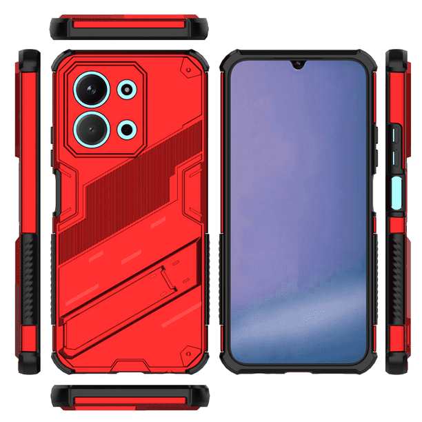 Funda GANGXUN Antigolpes para Xiaomi Redmi 15C 4G con Soporte Invisible, Antihuellas y Protección Completa