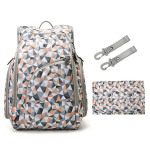 Mommore - Mochila Para Pañales 360 Apertura Completa Naranja
