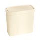 thumbnail image 1 of Papelera De Baño Estrecha Y Delgada Rectangular Para Inodoro, Papelera Multiusos De Color Blanco Crema, 1 of 6