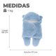 thumbnail image 3 of Manta Bebe Premium Recién Nacido Enterito Suave Osito Celeste, 3 of 6