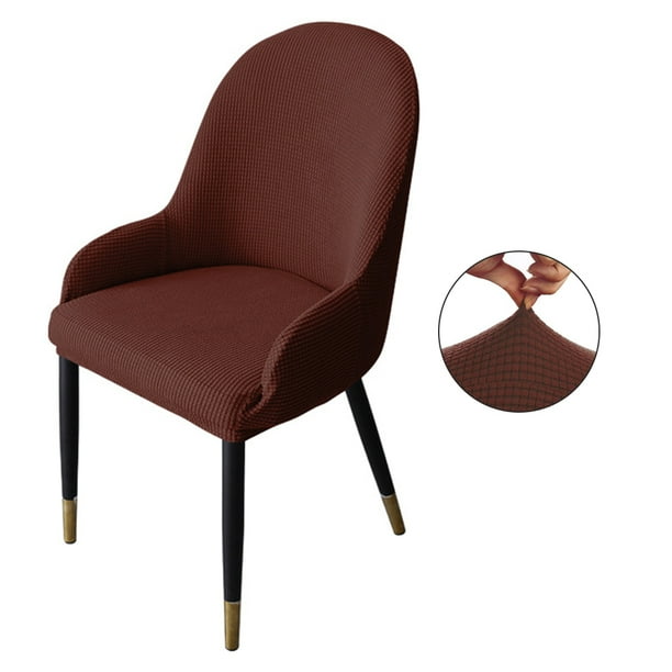Fundas elásticas para sillas de comedor, reutilizables, lavables, de licra suave, para sillón inclinado, curvas, para el hogar, para mesa de comedor, gruesas y elásticas.