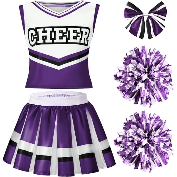 Spooktacular Creations Disfraz de Cheerleader para Niña de Halloween, C