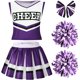 thumbnail image 1 of Spooktacular Creations Disfraz de Cheerleader para Niña de Halloween, C, 1 of 3