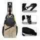 thumbnail image 3 of Shaun el Carnero Riñonera Bandolera con Estampado Integral para Hombres y Mujeres, Bolso Cruzado Gráfico de Tendencia, Mochila de Hombro Streetwear para Ciclismo y Deportes, Riñonera Versátil Casual, 3 of 6
