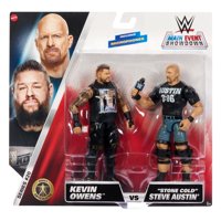 Pack De 2 Figuras De Acción Mattel Wwe Main Event Championship