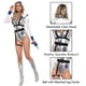 thumbnail image 3 of Disfraz Leg Avenue Galaxy Girl Silver Lame Medium Multicolor, 3 of 4