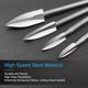 thumbnail image 4 of Juego de herramientas para tallar madera Shengbenhao para herramientas rotativas, 5 piezas, 4 of 6
