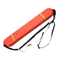 Ioensy - Tubo Salvavidas De 100 Cm, Equipo Salvavidas Para Deportes Acuáticos, Playa, Piscina, Color Naranja.