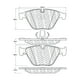 thumbnail image 2 of Pastillas Freno para auto BMW 528i 2017-2023 Delantero, 2 of 5
