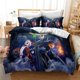 thumbnail image 1 of Bedding Set Nightmare Before Christmas Jack Sally Boy Girls Duvet Cover Pillowcase Gift Family Bedroom Three piece home bedding set, 1 of 5