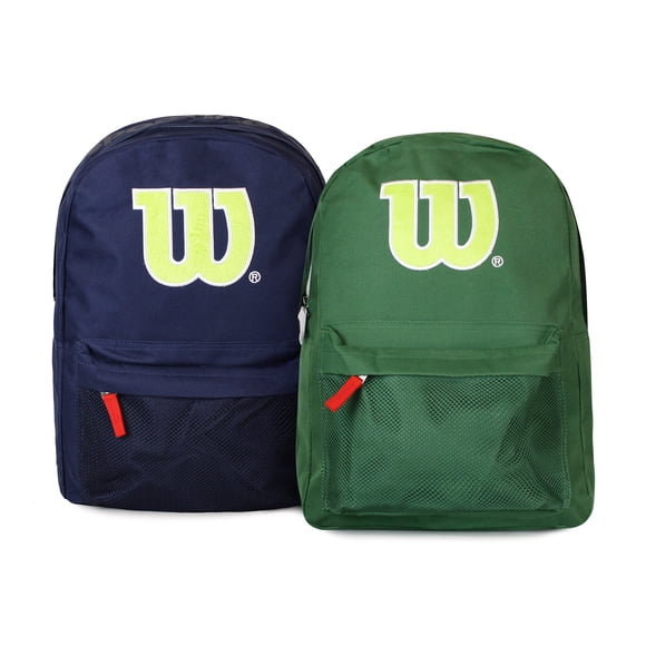 Pack 2 mochilas Wilson San Diego verde y azul