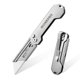 thumbnail image 1 of Cuchillo utilitario plegable WORKPRO EDC Mini cortador de cajas con clip, 1 of 8