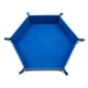 thumbnail image 2 of Bandeja De Dados Plegable Hexágono Bandeja Rodante Titular Juego De Dados Fiesta Casino Azul, 2 of 5