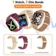 thumbnail image 2 of Smartwatch Kriutefy P66 Gold de 1,85" con llamadas Bluetooth e IPX8, 2 of 7