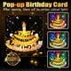 thumbnail image 2 of Tarjeta de cumpleaños desplegable Bevbovcard con luz LED y música para hombre, 2 of 6
