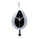 thumbnail image 2 of Relojes De Pared Modernos Para Cocina Con Péndulo, Con Pilas, Decorativos, Plateados, 2 of 3
