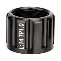 Ioensy - Tuercas De Eje Pasante Para Bicicleta Mtb, Tuercas De Tornillo De Palanca De Eje De Eje De Pincho M12 1,0