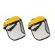 thumbnail image 1 of Paquete De 2 Protectores Faciales De Malla De Acero Con Visera De Malla Ajustable Para Cortar Malezas, 1 of 5