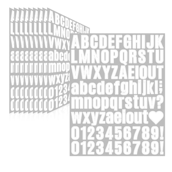Set de stickers Llewyn de 910 piezas, impermeables, de vinilo de 1 pulgada