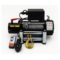 Eoland - Winche Eléctrico 12000 Lbs Con Control Remoto Y Cable De Acero