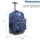 thumbnail image 4 of Mochila enrollable J World New York Sunrise Kids Disco de 18 pulgadas, 4 of 4
