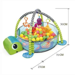 Clickdescuento - Alfombra Gimnasio 3 En 1 De Estimulacion Para Bebe Verde M