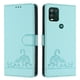 thumbnail image 5 of Funda tipo cartera FOXDOCK para Motorola MOTO G STYLUS 5G 2021 con soporte, ranuras, RFID, diseño de gato, 5 of 5