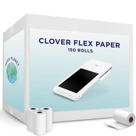Rollos de papel térmico PaperPlanet para Clover Flex, 150 unidades