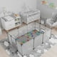 thumbnail image 2 of Corral de Seguridad Bebe 180 Cm. Con Aro y Arco + 30 Pelotitas Gris, 2 of 6