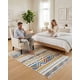 thumbnail image 3 of Alfombra De Lino Decorativa Premium 160 x 200 cm, 3 of 6