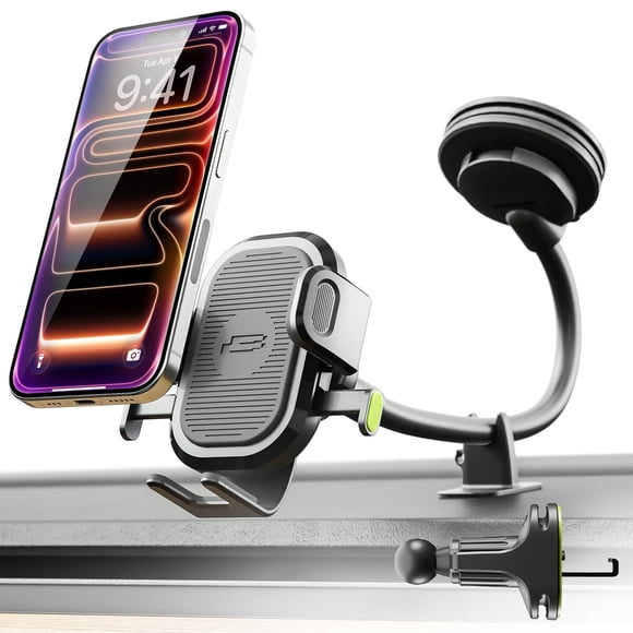 Soporte Celular Auto Bracketron OneClick 3en1 7 Gooseneck