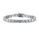 thumbnail image 2 of Pulseras de Tenis para Mujer de 6.5 Mm Corte Redondo Transparentes 5A+ CZ Pulseras de Diamante Simulado para Mujer Pulsera de Tenis de Plata Esterlina 925 para Novia Esposa Novia 6-9 Pulgadas, 2 of 8