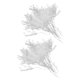 thumbnail image 1 of Ramo De Flores Artificiales 100x Con Gota De Cuentas Acrílicas De Cristal 15cm Blanco, 1 of 6