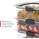 thumbnail image 1 of Set Contenedores Rubbermaid Brilliance 9.6 Tazas BPA Free x2, 1 of 3
