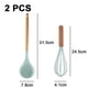 thumbnail image 2 of Juego de utensilios de cocina de 2 piezas, de madera, fáciles de limpiar, antiadherentes., 2 of 5