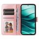 thumbnail image 4 of Funda tipo cartera FOXDOCK para Vivo V50 , diseño girasol en relieve, cuero PU, cierre magnético, soporte y tarjetero, 4 of 4