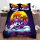 thumbnail image 1 of Super Mario Miami Retro Vice Art Quilt Duvet Cover Set Bed Linen Children3-Piece Bedding Set, 1 of 5