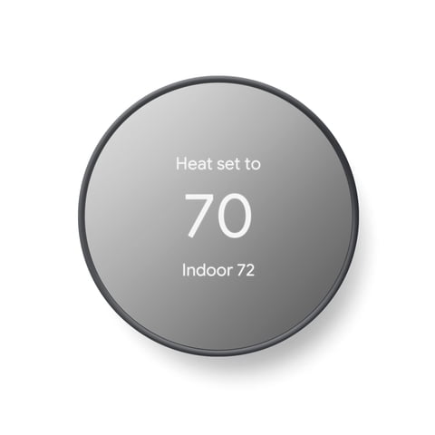 Termostato Inteligente Google Nest Programable Wifi - Carbón