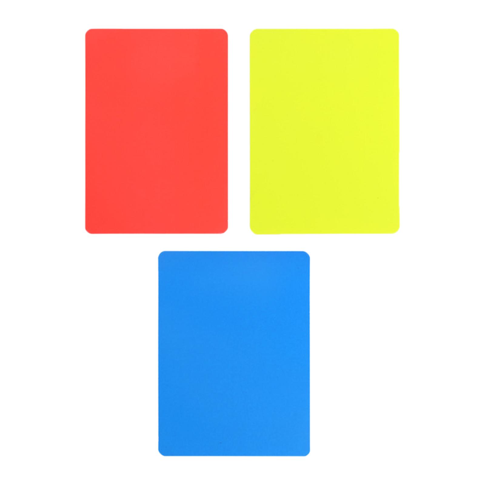 Ioensy - Tarjetas De Penalización Para Árbitros De Fútbol De Competición Deportiva Ligeras