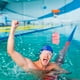 thumbnail image 2 of Gorro Natación Lycra Estándar Piscina Unisex Azul, 2 of 2