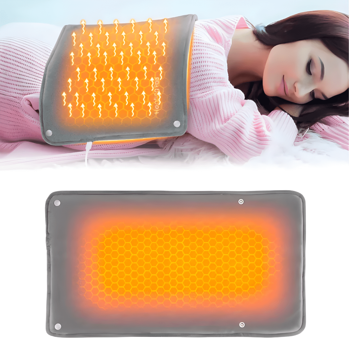 Genérica - Almohadilla Térmica Calor Eléctrica Usb Portátil Invierno