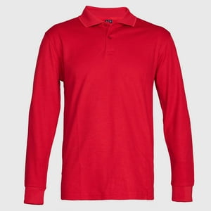 Jayson - Polera Ml Hombre Waffle Rojo Xl