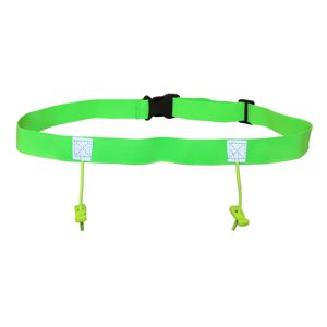 Magideal - Cinturón Con Número De Ciclismo Para Triatlón, Riñonera Reflectante, Soporte Para Babero, Cinturón De Día, Cinturón Para Correr Para Deportes Al Aire , Verde