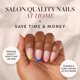 thumbnail image 2 of Press On Nails Glamnetic Sprinkles, punta francesa con forma de arcoíris, 2 of 6