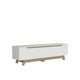 thumbnail image 1 of Rack Tv 80" 2 Puertas 1 Cajon Blanco Y Cafe Claro, 1 of 6