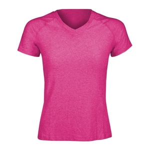 Andesland - Polera Dry Fit Manga Corta Deportiva Cuello V Mujer