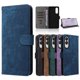 thumbnail image 2 of Funda Billetera para Samsung Galaxy S25 Edge con Soporte - Cartera de Cuero con Ranuras Azul, 2 of 5