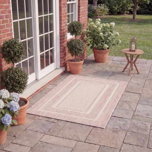 Alfombra SAFAVIEH 61 cm x 91 cm Marfil y Rosa CY8475